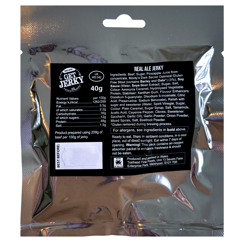 Trailhead Ale Beef Jerky (40g)
