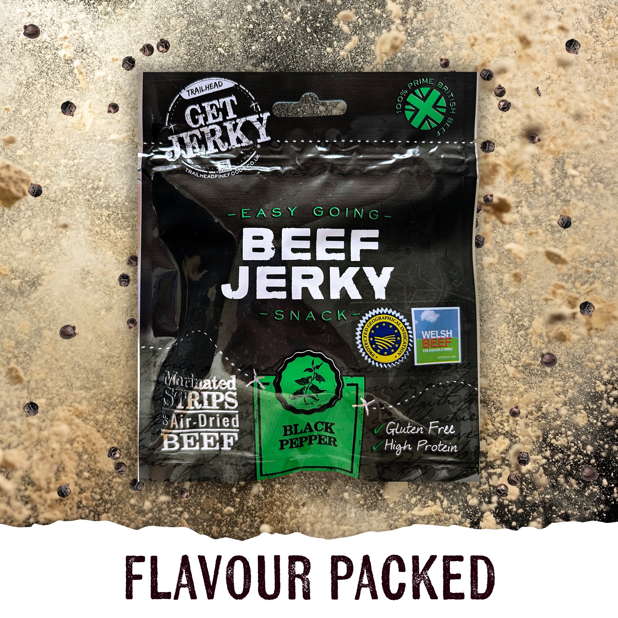 Trailhead Black Pepper Beef Jerky (40g)