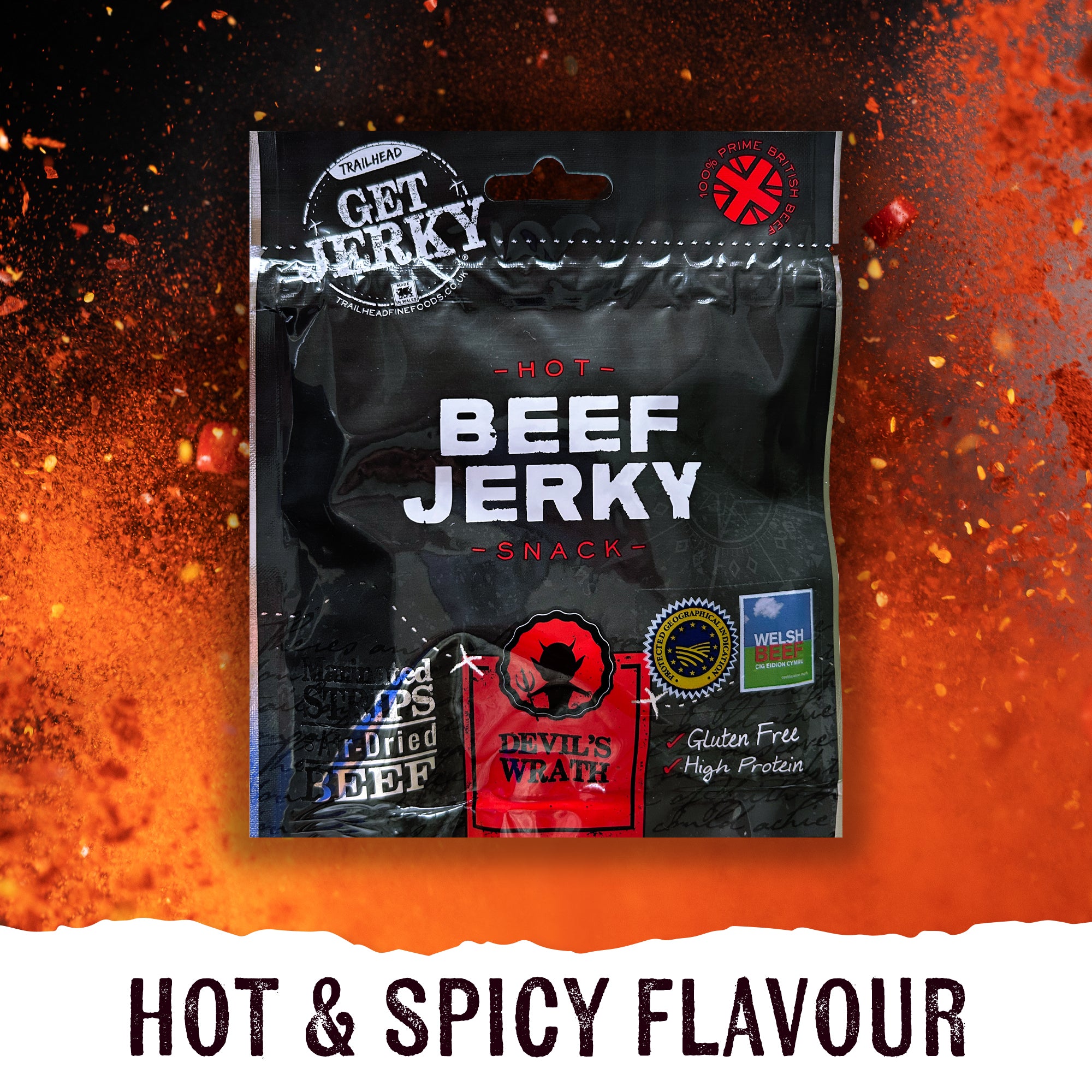 Trailhead Devils Wrath Beef Jerky (40g)
